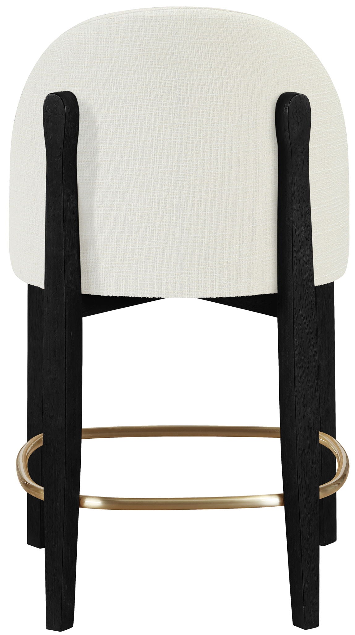 Torino - Counter Stool With Brushed Black Base