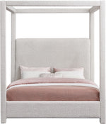Eden - Boucle Fabric Upholstered Bed
