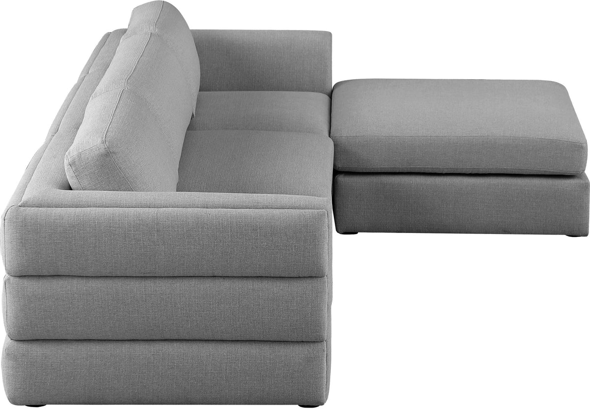 Beckham - 4 Piece Modular L-Sahped Sectional