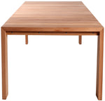 Tulum - Teak Outdoor Patio Dining Table - Natural