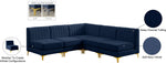 Alina - 5 Piece Armless Sectional