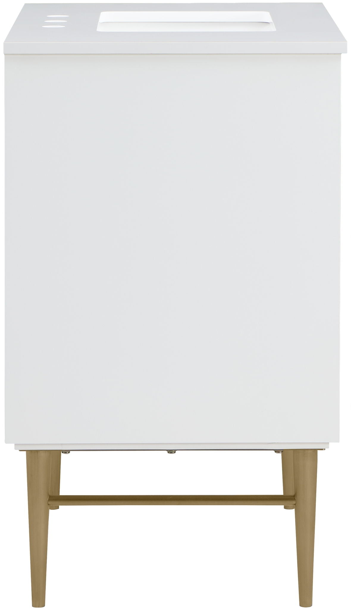 Modernist - Bathroom Vanity With Gold Legs