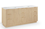 Willard - Engineered Stone And Solid Wood Bathroom Vanity