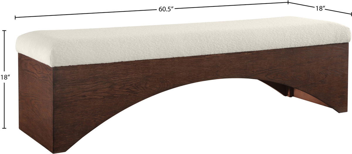 Lawson - Bench With Brown Base