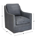 Drift - Swivel Chair - Blue