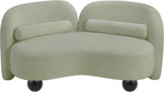 Daphne - Chenille Loveseat