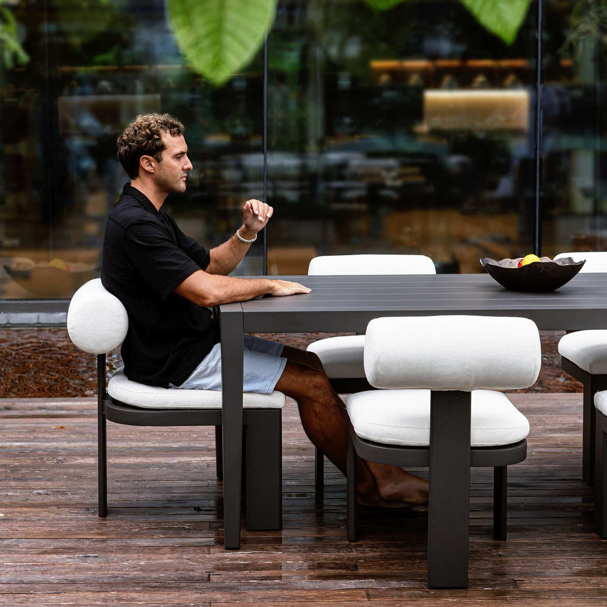 Bolster Back - Outdoor Dining Chair