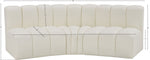 Arc - Faux Leather 3 Piece Modular Corner Sofa