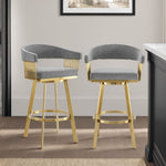 Chelsea - Swivel Fabric Stool