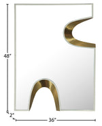 Soleil - Mirror With Gold Accent