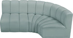 Arc - Faux Leather 3 Piece Sofa