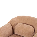 Misty - Knubby Fabric Accent Chair