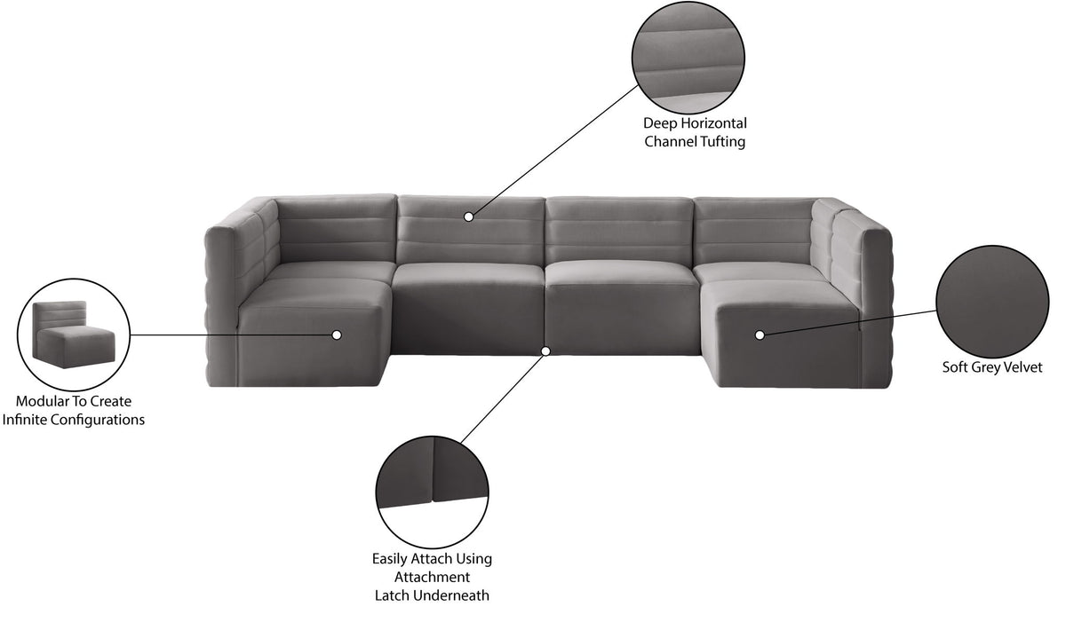 Quincy - 6 Piece Modular Sectional