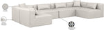 Cube - 6 Piece Modular Armless Sectional