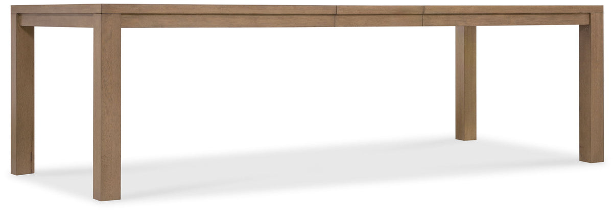Sonnet - Rectangular Dining Table With One 18" Leaf - Dark Gray / Light Brown