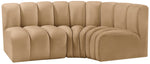 Arc - Velvet 3 Piece Sofa