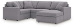 Modmax - U-Shaped Sectional - Granite