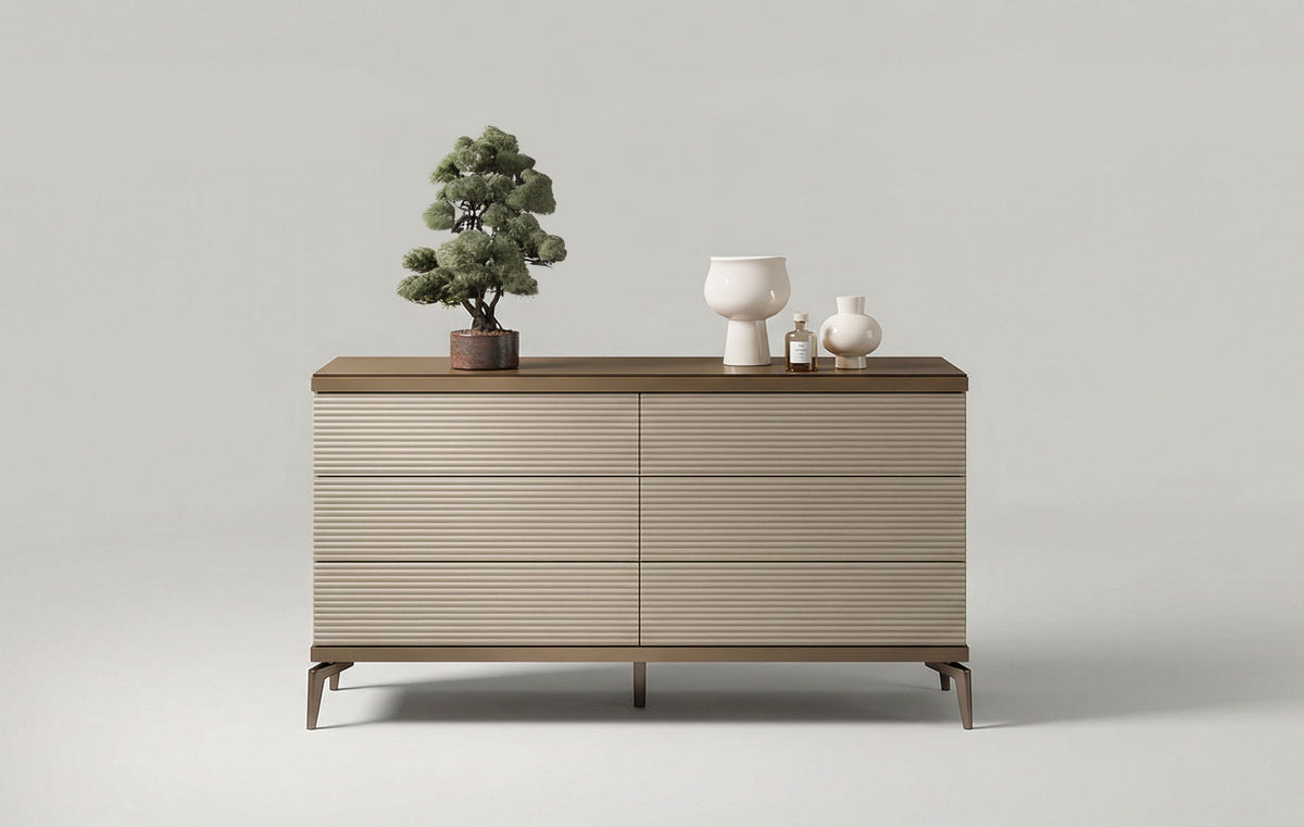 Linea - Double Dresser - Light Beige