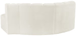 Arc - Velvet 3 Piece Modular L-Shaped Sofa