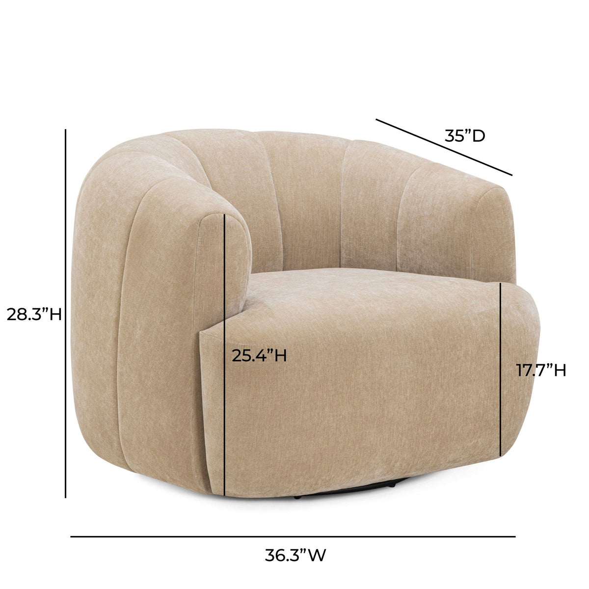Jasmine - Swivel Accent Chair
