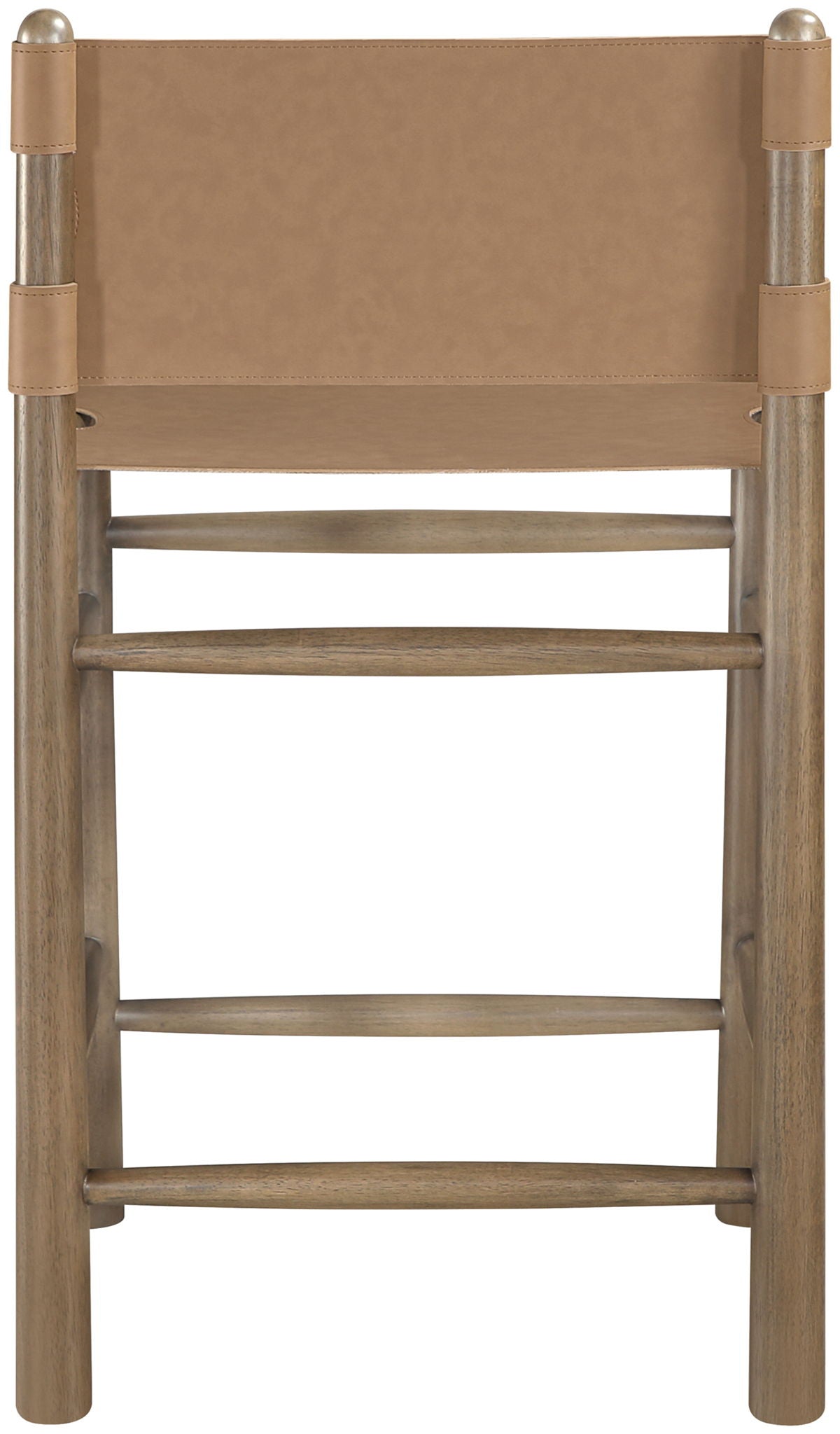 Santos - Upholstered Counter Stool With Stained Brown Base