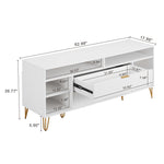 Manhattan Dumbo - Fluted TV Stand