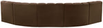 Arc - Velvet 5 Piece U-Shaped Modular Sofa