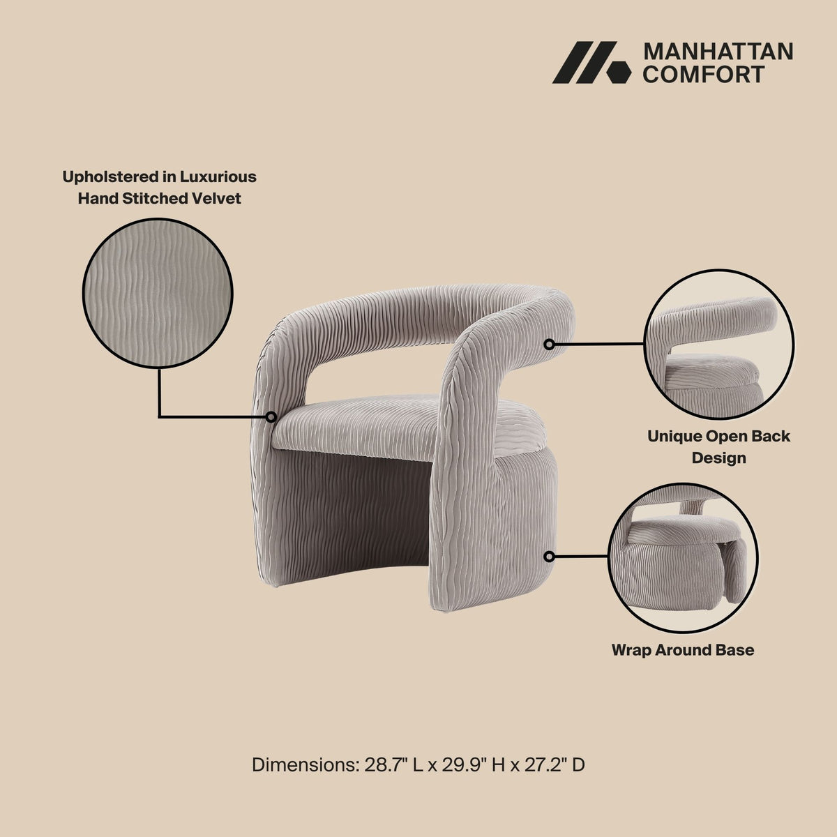 Manhattan Corvette - Lounge Chair