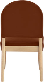 Varinelle - Velvet Dining Chair (Set of 2) - Natural Frame