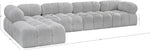 Ames - 5 Piece Fabric Modular Sectional