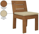 Mirella - Water Resistant Fabric Upholstered Outdoor Patio Dining Side Chair