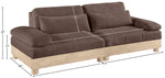Turin - Chenille Fabric Upholstered Modular Sectional - Brown
