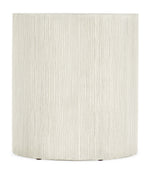 Serenity - Swale Round Side Table - White