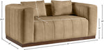 Mallina - Loveseat - Tan