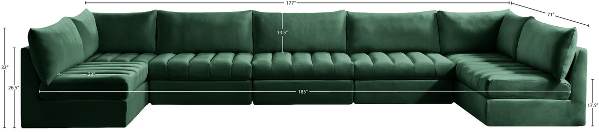 Jacob - Modular U-Shaped Sectional 7 Piece