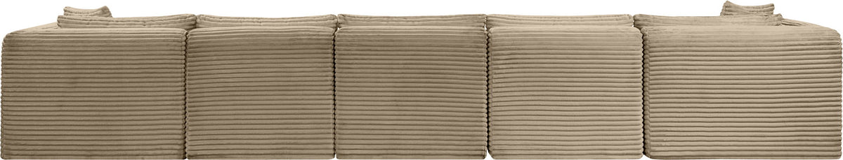 Shaggy - Fabric 7 Piece Modular Sectional With 2 Ottomans