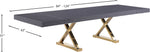 Excel - Extendable Dining Table with Gold Base