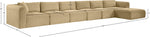 Shaggy - 6 Piece Modular Sectional With Chaise