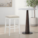 Jane - Contemporary Transitional Wood Bar Height Kitchen Bar Stool