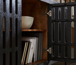 Vallisburg - Accent Cabinet - Black / Natural