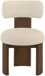 Atelier - Vegan Leather Upholstered Dining Chair (Set of 2) - Painted Brown Frame
