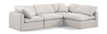 Indulge - Linen 4 Piece Modular Sectional