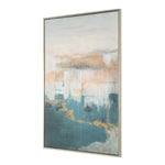 Eastside - Abstract Coastal Art - Black / Blue / Brown / Gray / Orange / Pink