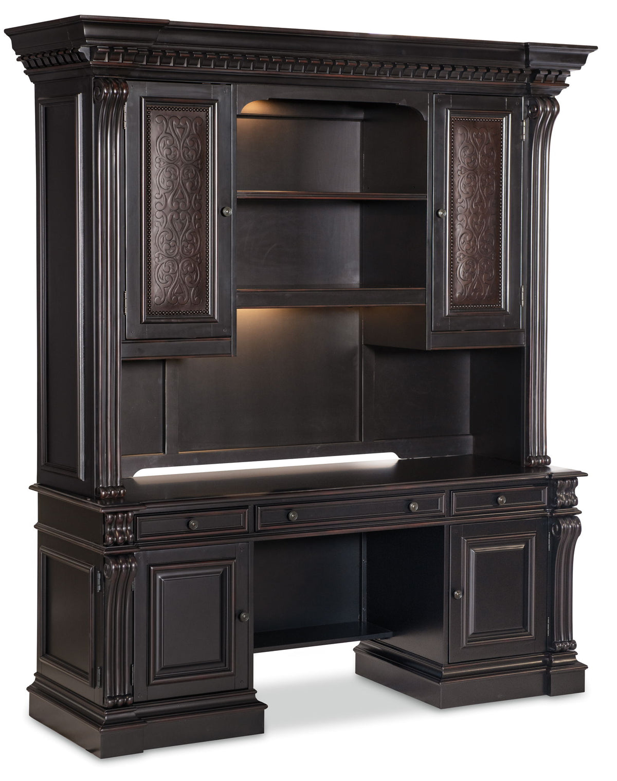 Telluride - Computer Credenza - Black