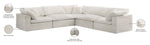 Cozy - 5 Piece Modular Corner Sectional