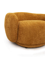 Andrew - Modern Orange Fabric Swivel Accent Chair by VIG Furniture - View 3