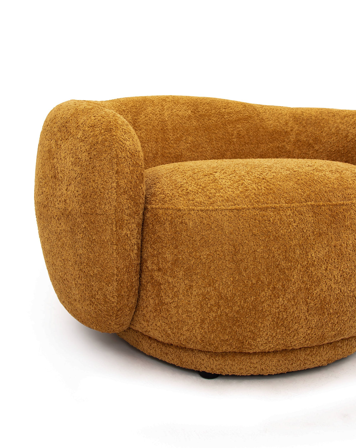 Andrew - Modern Orange Fabric Swivel Accent Chair by VIG Furniture - View 3
