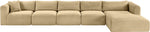 Shaggy - 5 Piece Modular Sectional With Chaise