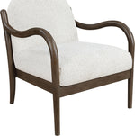 Helmsley - Performance Fabric Upholstered Accent Chair - Brown Frame
