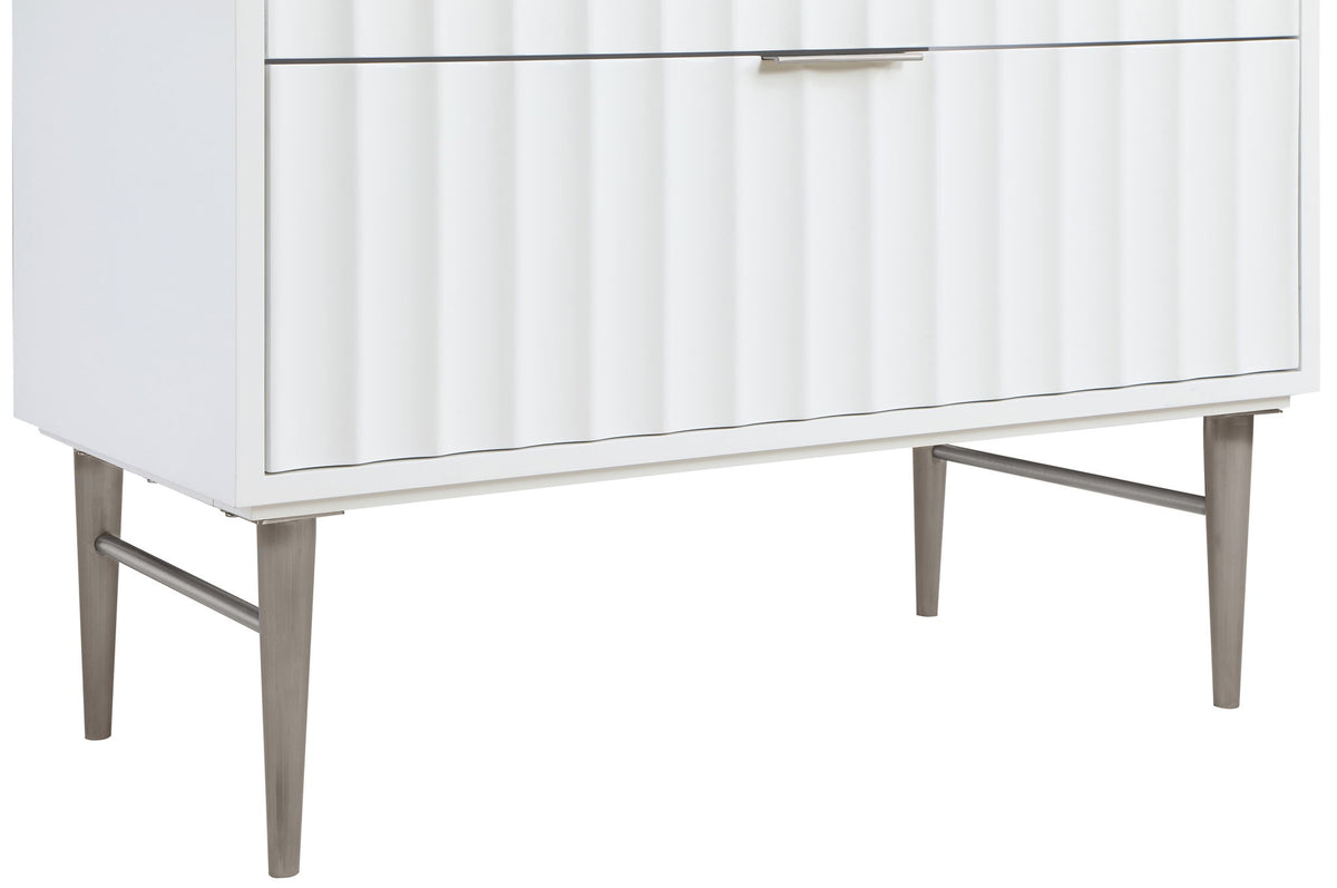 Modernist - Bathroom Vanity With Chrome Legs